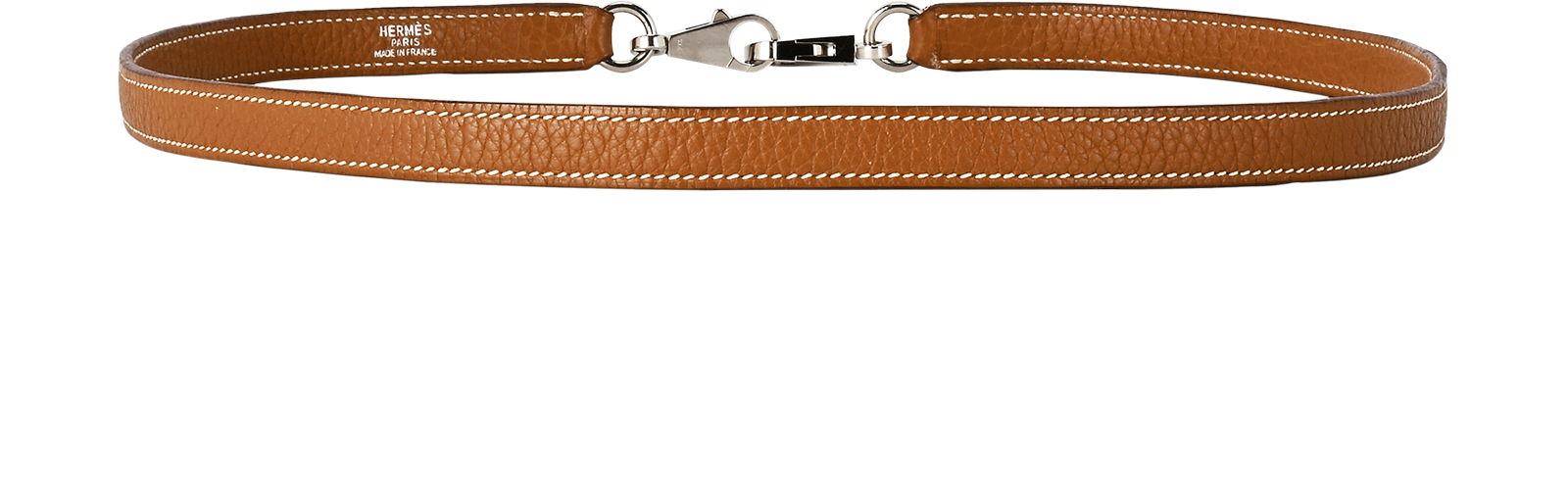 Hermes Kelly Bag Strap, &pound;350, Accessories, Gold, Leather, Back view